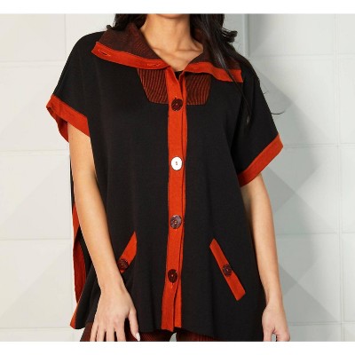 Women's Button Up Pullover - Angel Apparel