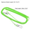 Unique Bargains Retractable Rod Pliers Paddles Fishing Coiled Lanyard with Metal Clips 16.4ft - 2 of 4