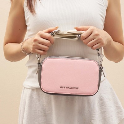 MKF Collection Crossbody Bag Colorblock Design, Avielle | MKF Collection by Mia K - White Navy — фото 2