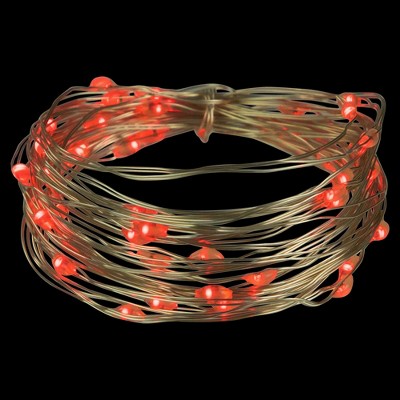 Red LED Micro Fairy Christmas Lights with Copper Wire