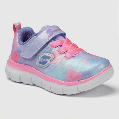 girls black sketchers