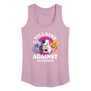 Women's - Disney Villains - De Vil, Ursula, Queen Grimhilde Graphic Racerback Tank - 1 of 4