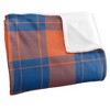 Borough Of Manhattan Community College Campus Plaid Spirit Silky Touch Super Soft Throw Blanket 50x60 - 3 of 4