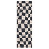 Washable Area Rugs Living Room Rug Modern Geometric Checkered Rug Soft Foldable Area Rug for Bedroom - 3 of 4