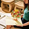 Paper Love HugePop Happy Bouquet Pop Up Card, with Detachable Paper Bouquet, for Fall, Thanksgiving, All Occasions - Jumbo 10" x 14" Card - 4 of 4