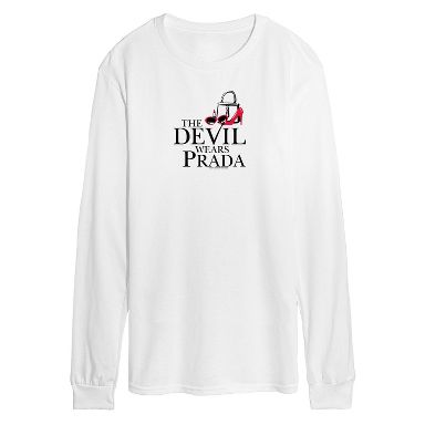 Men's The Devil Wears Prada Logo Icons Long Sleeve Graphic T-Shirt