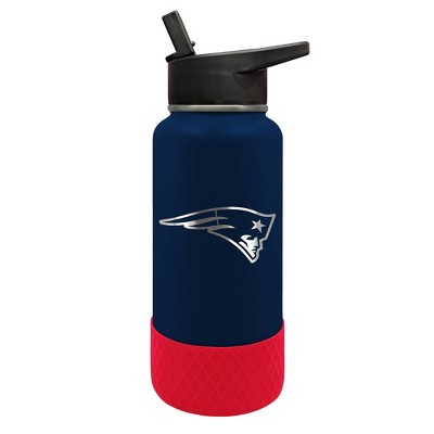 20oz New England Patriots NFL tumbler with box, lid and straw