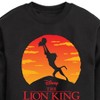 Boys' Disney Baby Simba at Pride Rock Graphic Long Sleeve Fleece Sweatshirt - Black - 2T - 2 of 4