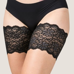 Bandelettes Original Anti-Chafing Thigh Bands – No-Slip, Skin-Friendly, Thigh Bands | Black Dolce - 1 of 4