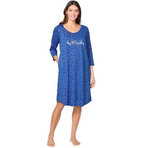 Avenue Body Three-Quarter Sleeve Sleepshirt - 1 of 4