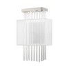 Livex Lighting Alexis 1 - Light Wall Light in  Brushed Nickel - 2 of 4