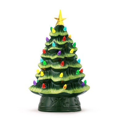 Mr. Christmas Nostalgic Ceramic Led Christmas Tree - 12" - Green : Target