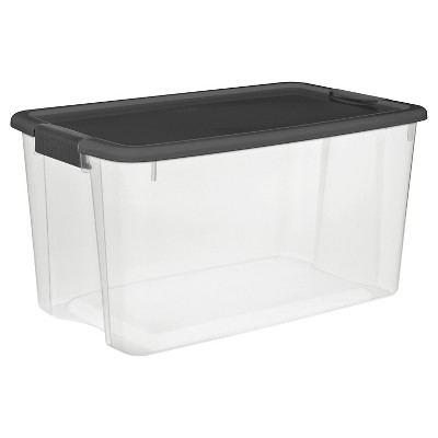 clear storage tubs with lids
