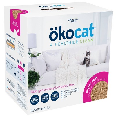 okocat Fragrance Free Wood Super Soft Clumping Litter - 11.2lbs