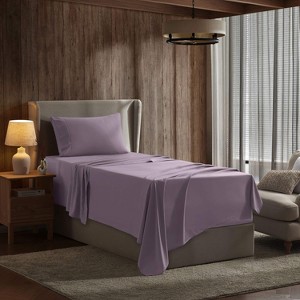 Nestl 4 Piece Bed Sheet Set, Deep Pocket Extra Soft Microfiber Sheets - 1 of 4