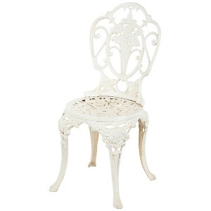 Design Toscano Villa Ravello Rose Garden Cast Iron Bistro Chair: Each - 1 of 4