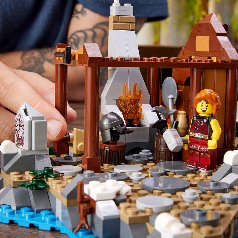 LEGO Ideas Viking Village Model Building Set 21343, 5 of 11