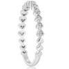 Pompeii3 Stackable Diamond Wedding Ring 14k White Gold - 3 of 4