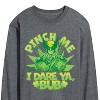 Men's - Marvel - St. Patrick's Day Pinch Me Long Sleeve Graphic T-Shirt - 2 of 4