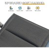 Gulches Patio Folding Chairs Set of 2, Aluminium Adjustable High Back Lawn Chairs with Cotton-Padded Seat, Dark Gray - 4 of 4