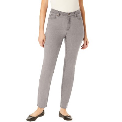 Woman Within Plus Size Comfort Stretch Straight-Leg Denim Jean