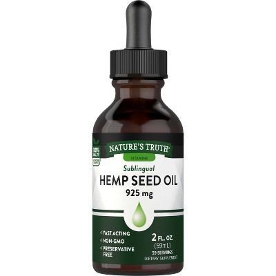 Nature's Truth Hemp Seed Oil - 2 fl oz