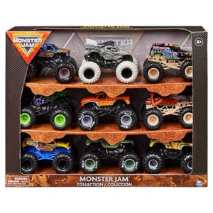 Monster Jam, Official 9 Pack Monster Trucks 1:64 Scale Monster Truck - 1 of 4