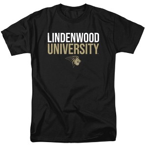 Men's Lindenwood University Official Stacked Adult T-Shirt - 1 of 4