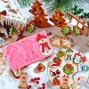 JDICTION Large 3D Christmas Silicone Mold - Santa/Snowman/Reindeer Shapes for Fondant, Cookie, Chocolate, Cake Baking & Resin Crafts - 3 of 4