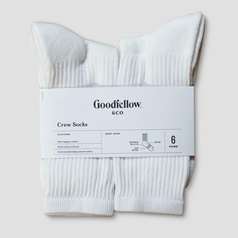Men's Odor Resistant Socks 6pk - Goodfellow & Co™ - 6-12 - image 1 of 1