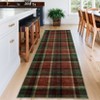 Washable Area Rug for Living Room, Modern Bedroom Rustic Large Plaid Area Rug, Checkered Non Slip Throw Rugs, Carpet for Nursery Dining Room Office - 3 of 4