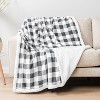 PAVILIA Soft Fleece Blanket Throw for Couch, Lightweight Plush Warm Blankets for Bed Sofa with Jacquard Pattern - 2 of 4