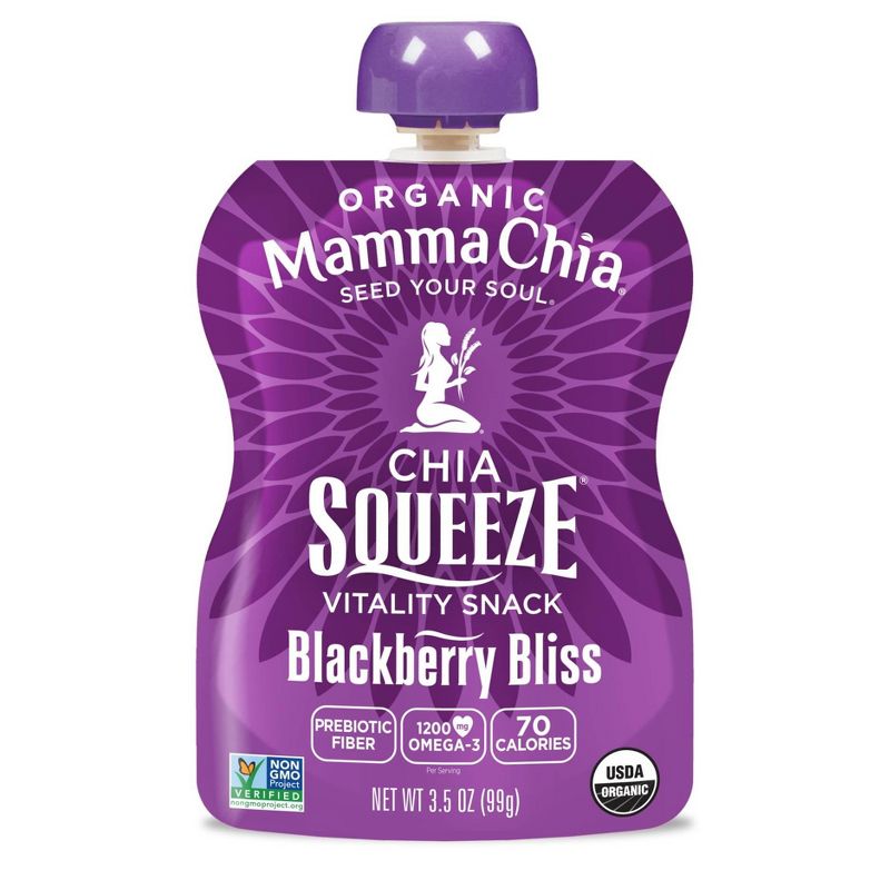 Mamma Chia Blackberry Bliss Chia Squeeze - 3.5oz/4ct, 4 of 11