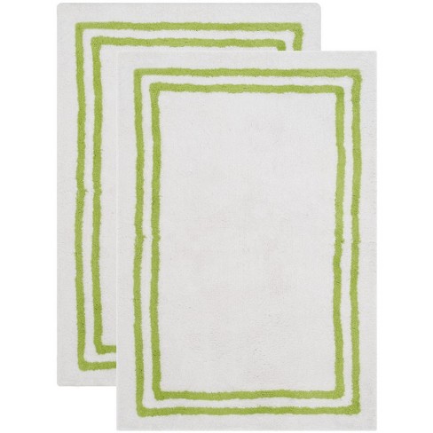 Bath Mats And Rugs Collection Pmb725 Hand Tufted Bath Mat -light Green ...