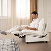 149''Modular Sectional Sofa with 2 Heating cushion Power Recliner Chair, Linen Sectional Sofa Deep Seat Soft Couch with USB Ports for Living Room - 3 of 4
