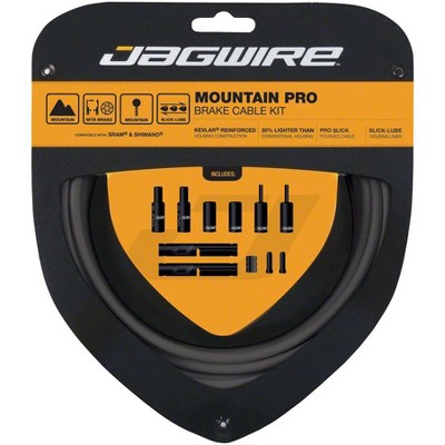 Jagwire Pro Polished Mountain Brake Kit Brake Cable & Housing Set