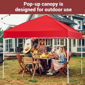 Outdoor Easy Pop-Up Screen Tent ,Canopy with Mesh Mosquito Netting Side Walls, Pop Up Tent,for camping, beach outings, craft fairs,10x10ft - 1 of 4
