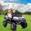 24V 2 Seater Ride On Truck Car for Kids  Licensed Mercedes Benz Toddles Electric Car with Remote Control - 3 of 4