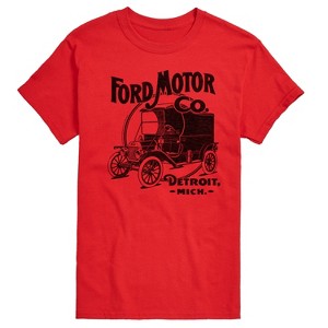 Men's - Ford - 1911 Model T Delivery Car Ford Motor Co Logo Short Sleeve Graphic T-Shirt - 1 of 4