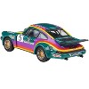 1975 Porsche 911 Carrera RSR 3.0 #5 "Kremer Racing - Vaillant" Green with Stripes 1/64 Diecast Model Car by Paragon - 3 of 4