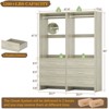 Aheaplus 24'' Freestanding Closet Organizer System with Hanging Rods and Drawers - 3 of 4