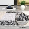 Acekool 4x6 Machine Washable Area Rug, Modern Geometric, Non-Slip, Low Pile, Stain-Resistant Accent Carpet for Living Room, Bedroom, Grey Green - 2 of 4