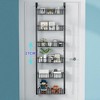Acekool Over the Door Pantry Organizer, 6-Tier Heavy Duty Metal Hanging Storage Rack for Kitchen - 3 of 4