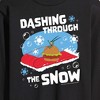 Men's - SpongeBob SquarePants - Dashing Through The Snow Long Sleeve Graphic T-Shirt - image 2 of 4