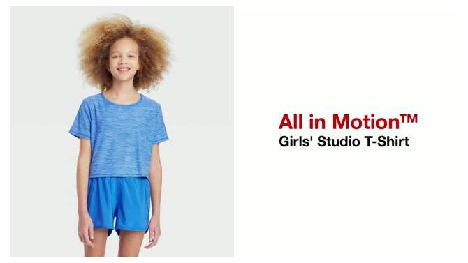 Girls&#39; Studio T-Shirt - All in Motion&#8482;, 2 of 8, play video