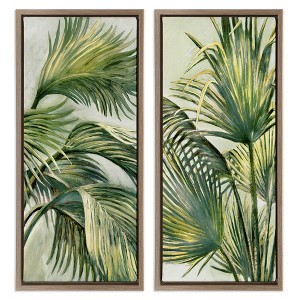 Stupell Industries Swaying Green Palms, 15" x 31" - 1 of 4
