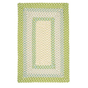 Colonial Mills Montego Braided Rug, Lime Twist 5'x8', Rectangle Shape - 1 of 4