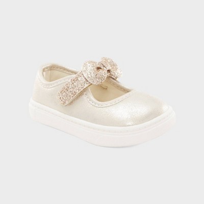 Carter's gold cheap glitter shoes