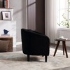 BRINJOY Modern style, living room arm barrel chair with thick cushions and pillows - 4 of 4