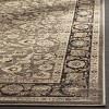 Vintage VTG576 Power Loomed Area Rug Taupe / Black 4' X 5'-7" - Safavieh. - 4 of 4